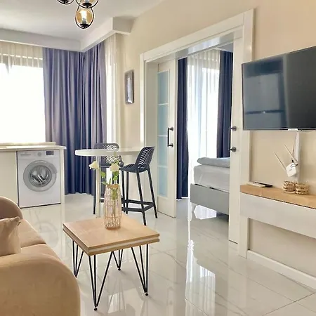 Apartament Camelia 12 1+1 On Cleopatra With Partly Seaview Alanya